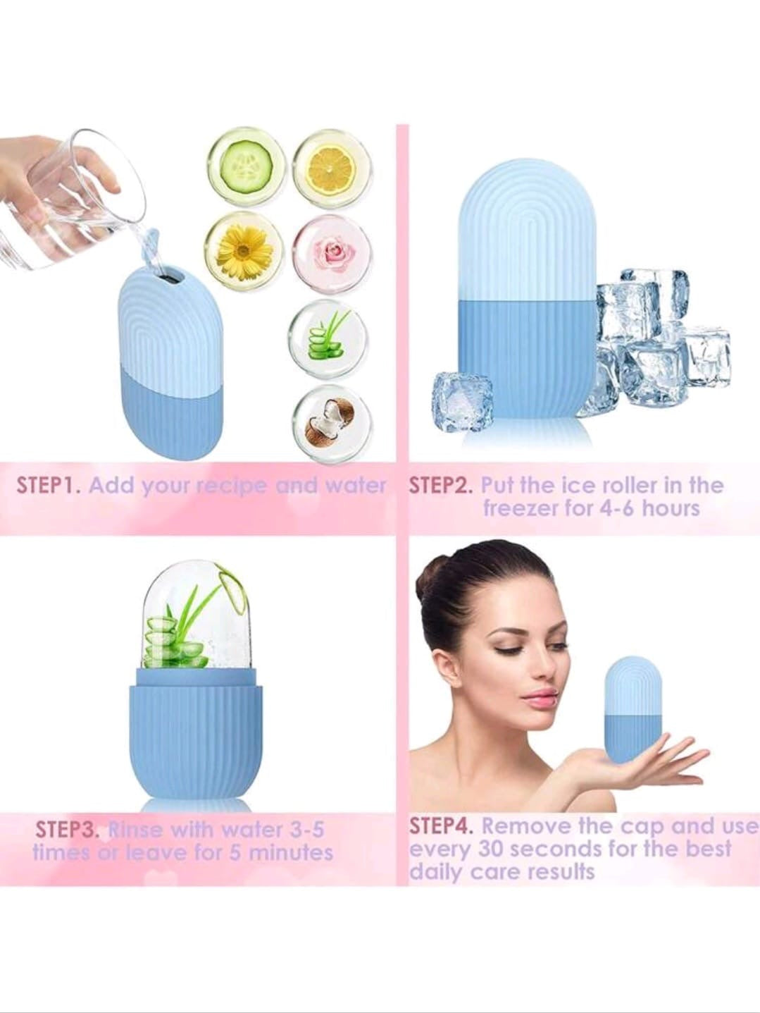 Ice Face Roller – Refresh, Soothe & Glow Naturally