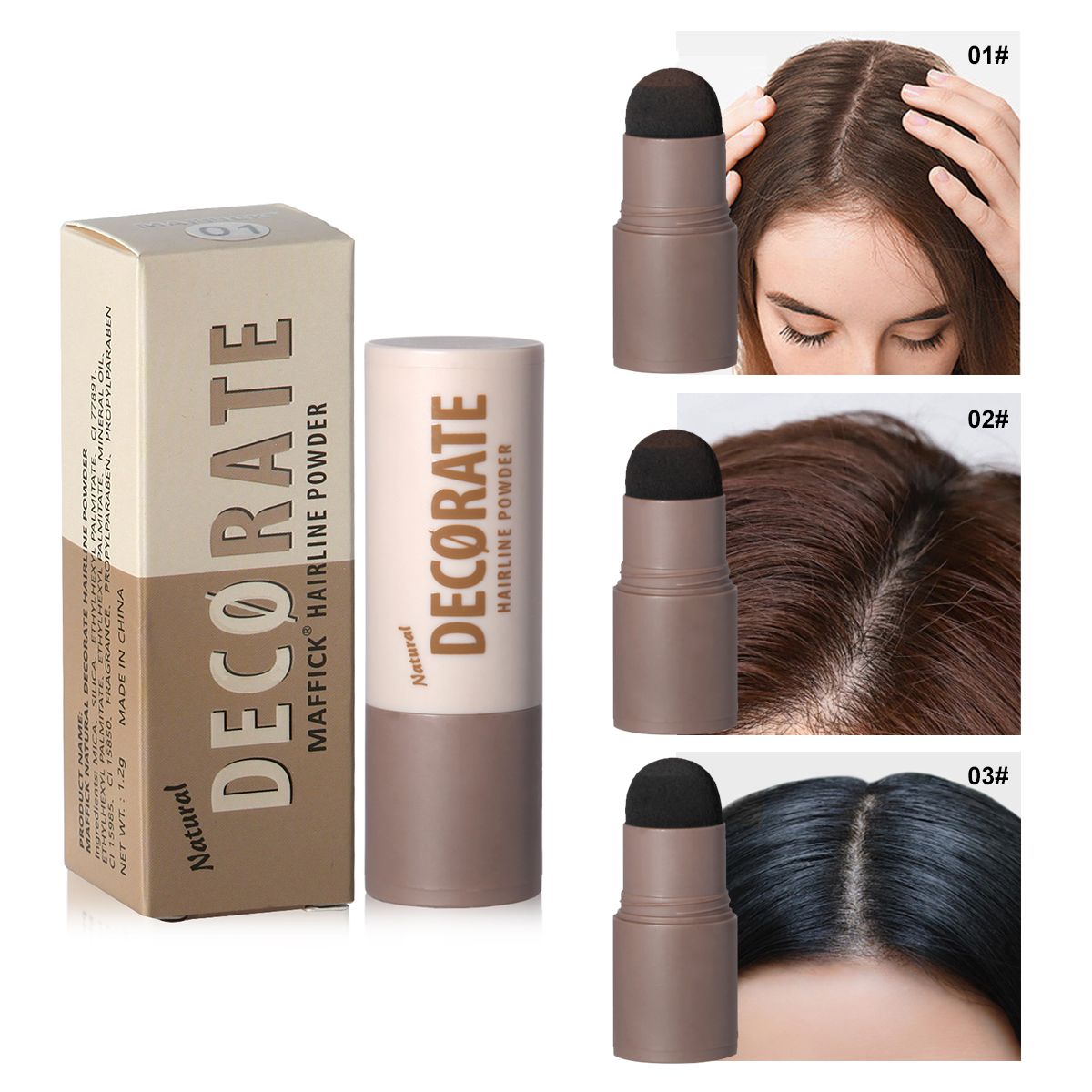 Hairline Powder (Brown & Black)