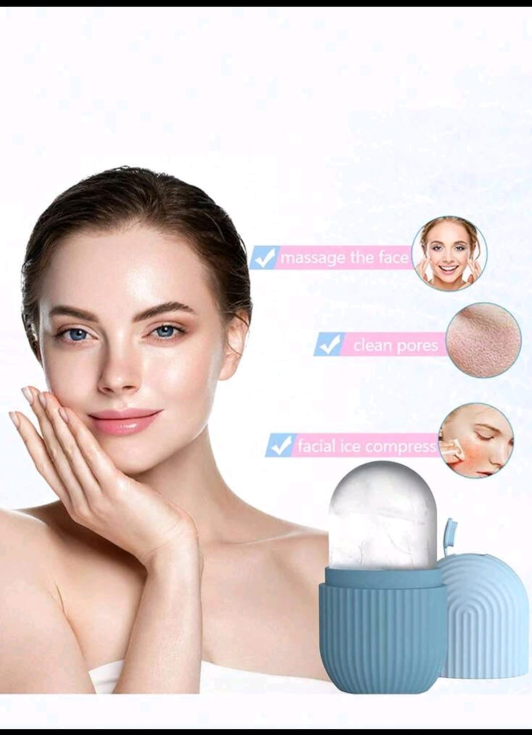 Ice Face Roller – Refresh, Soothe & Glow Naturally